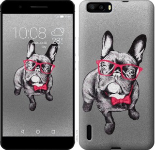 

Чехол Умный бульдог для Huawei Honor 6 Plus 737248