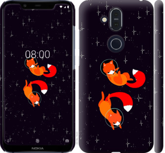

Чехол Лисички в космосе для Nokia 8.1 870551