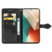 Фото Кожаный чехол-книжка Art Case с визитницей для Xiaomi Redmi Note 14 5G (Черный) на vchehle.ua