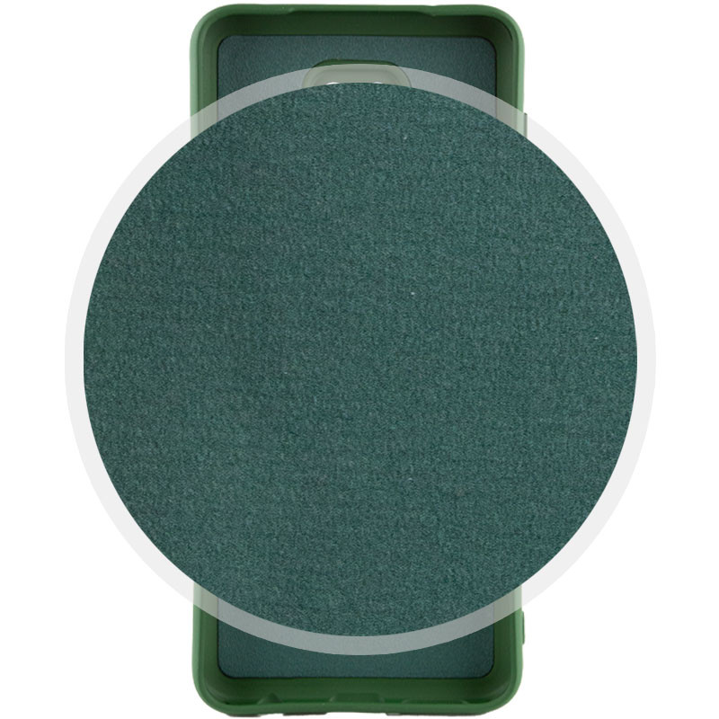 Фото Чехол Silicone Cover Lakshmi Full Camera (A) для Xiaomi Redmi Note 9s / Note 9 Pro / Note 9 Pro Max (Зеленый / Dark green) в магазине vchehle.ua