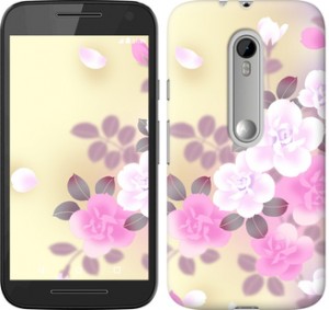 Чохол Японські квіти на Motorola Moto G3