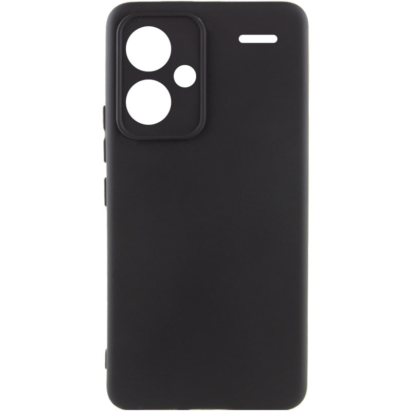 Чохол Silicone Cover Lakshmi Full Camera (AA) на Xiaomi Redmi Note 13 Pro+ (Чорний / Black)