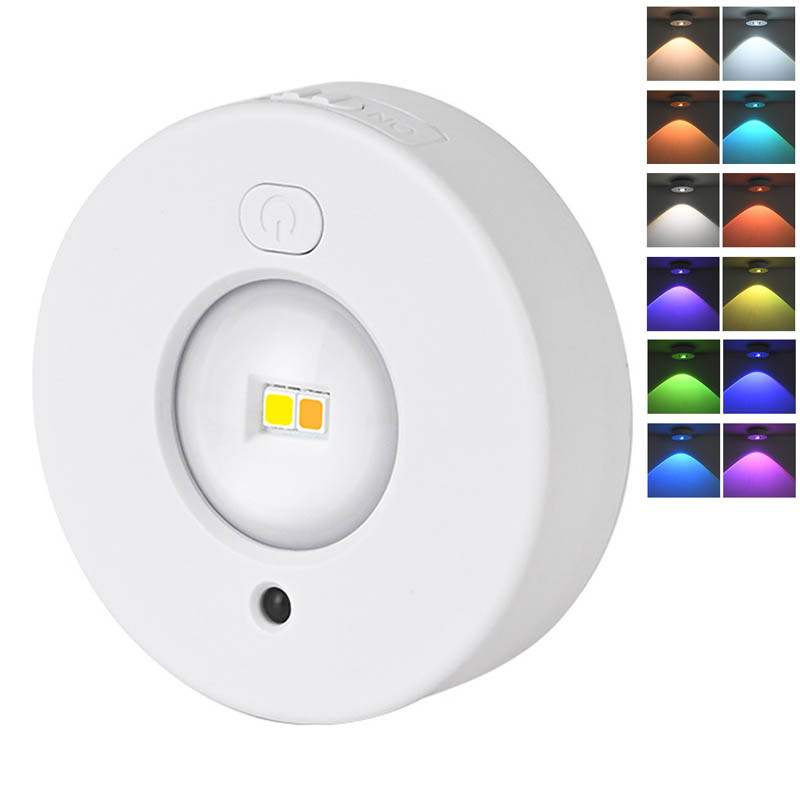 Світильник LED MZ-L3301 with remote control (3LC+RGB/1PCS) (White)