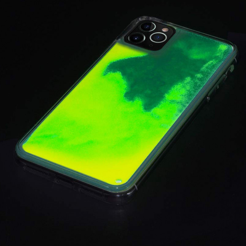 Купити Неоновий чохол Neon Sand glow in the dark на Apple iPhone 11 Pro (5.8") (Зелений) на vchehle.ua