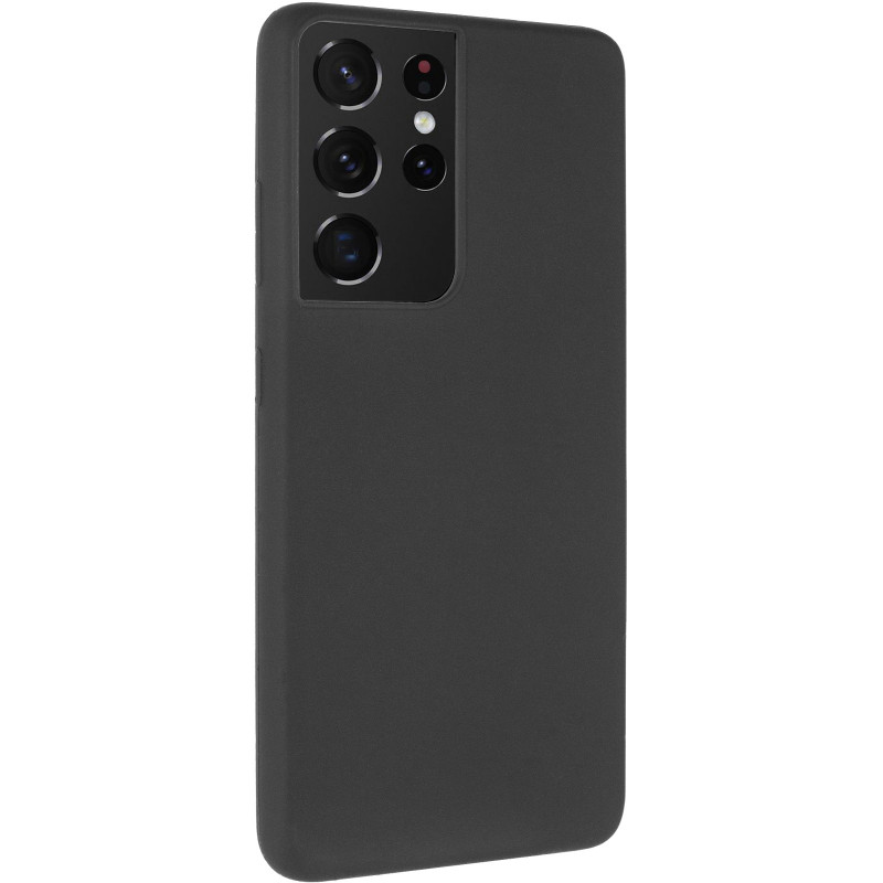 Чехол Silicone Cover Lakshmi (AA) для Samsung Galaxy S21 Ultra (Черный / Black)