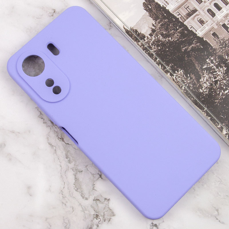 Фото Чохол Silicone Cover Lakshmi Full Camera (AA) на Xiaomi Redmi 13C / Poco C65 (Бузковий / Dasheen) на vchehle.ua