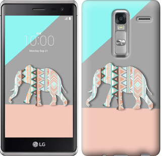 

Чехол Узорчатый слон для LG H650E Class 224703