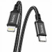 Фото Дата кабель Hoco X14 Double Speed Type-C to Lightning Cable (1m) (Black) в магазине vchehle.ua