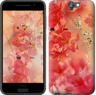 

Чехол Розовые цветы для HTC One A9 323636