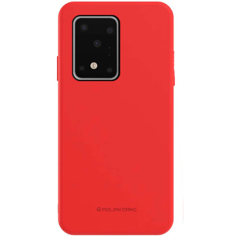 

TPU чехол Molan Cano Smooth для Samsung Galaxy S20 Ultra (Красный) 861458