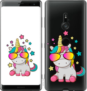 

Чехол Единорог в очках для Sony Xperia XZ3 H9436 911728