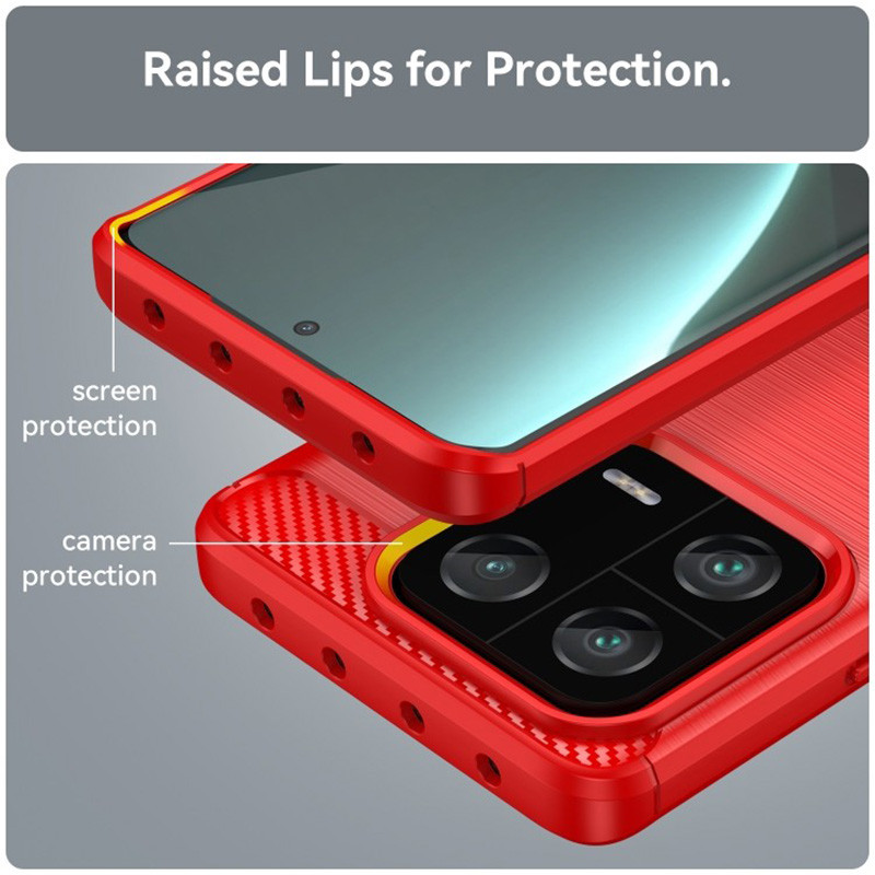 Фото TPU чохол Slim Series на Xiaomi 13 Pro (Червоний) в маназині vchehle.ua