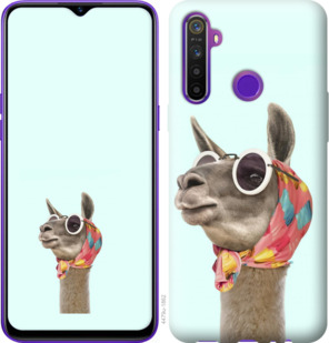 

Чехол Модная лама для Realme 5 919258