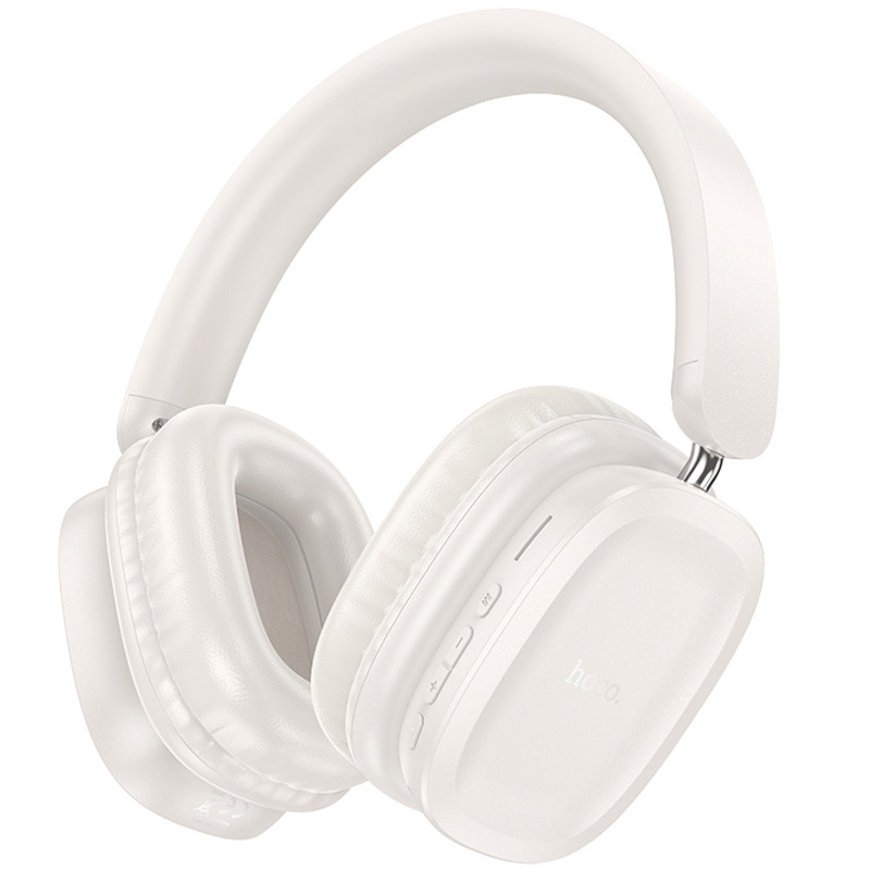 Накладні бездротові навушники Hoco W51 Delightful (Milky White)