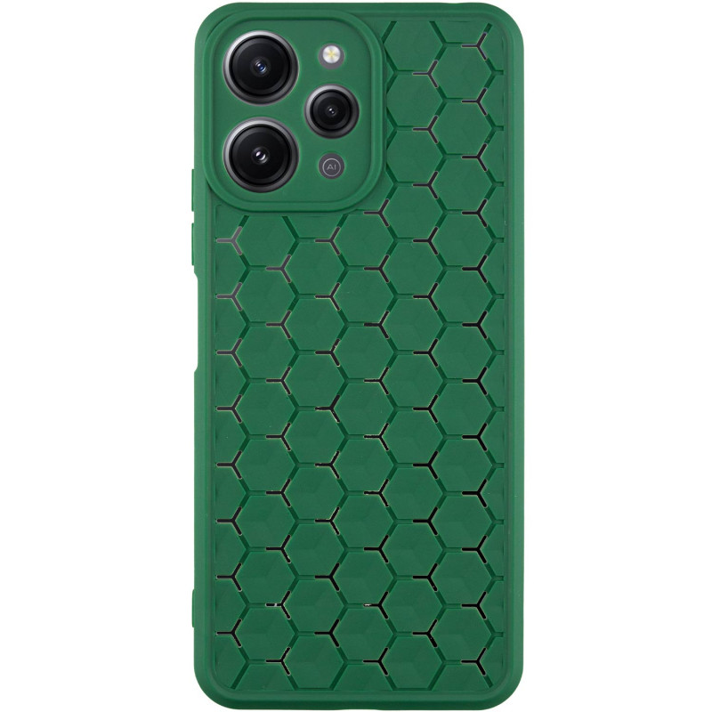 Чохол TPU Honeycomb на Xiaomi Redmi 12 (Зелений / Cyprus Green)