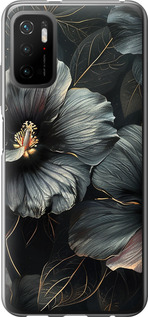 Чехол Черные цветы для Xiaomi Poco M3 Pro