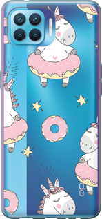

Чехол Единорожки для Oppo Reno 4 Lite 1624799
