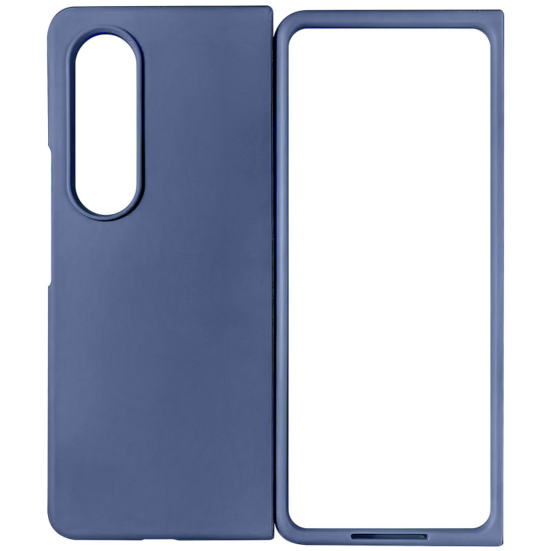 Чехол Foldables Silicone Cover Lakshmi (AAA) для Samsung Galaxy Z Fold4 (Темно-синий / Midnight blue)