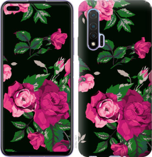 

Чехол Розы на черном фоне для Huawei Nova 6 879327