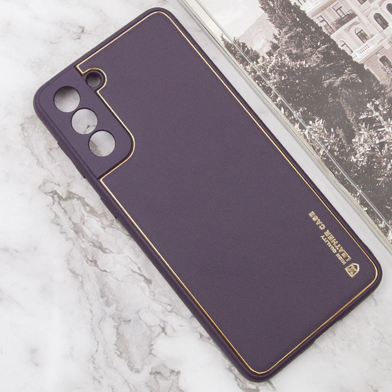 Фото Кожаный чехол Xshield для Samsung Galaxy S21+ (Фиолетовый / Dark Purple) в магазине vchehle.ua