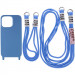 Чехол TPU two straps California для Apple iPhone 13 Pro Max (6.7") (Синий / Cosmos blue)