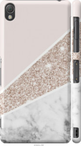 Чехол Пастельный мрамор для Sony Xperia Z3 Dual