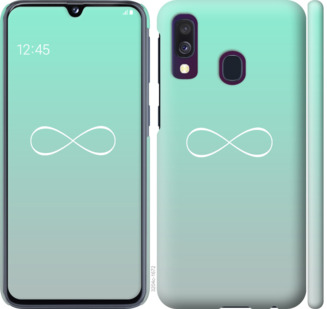 Чехол Знак бесконечности для Samsung Galaxy A40 2019 A405F