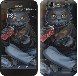 

Чехол gamer cat для Huawei Ascend G7 635590
