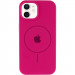 Фото Чехол Silicone Case Full Protective (AA) with Magnetic Safe для Apple iPhone 11 Pro Max (6.5") (Малиновый / Dragon Fruit) на vchehle.ua