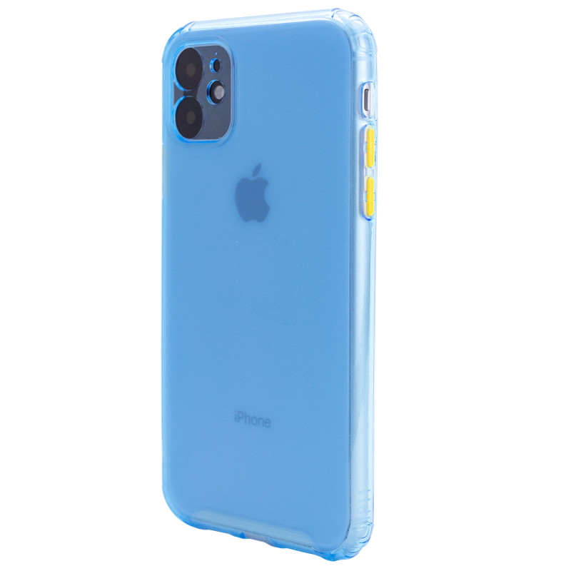 TPU чехол Сolor matte для Apple iPhone 11 (6.1") (Синий)