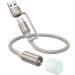 Фото Кабель-светильник Hoco UA38C USB/Type-C to LED (0.3m) (Gold) в магазине vchehle.ua
