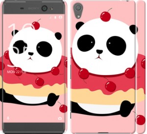 Чехол Панда с пончиком для Sony Xperia XA Dual
