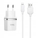 МЗП Hoco C12 Charger + Cable Lightning 2.4A 2USB (Білий)