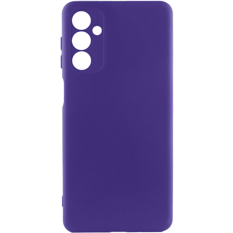 Чехол TPU GETMAN Liquid Silk Full Camera для Samsung Galaxy M23 5G (Фиолетовый / Ultra Violet)