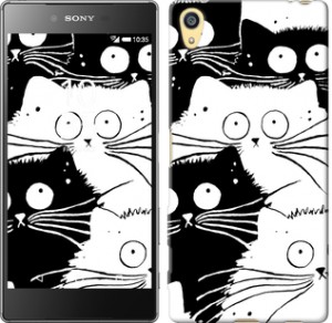 Чехол Коты v2 для Sony Xperia Z5 E6633