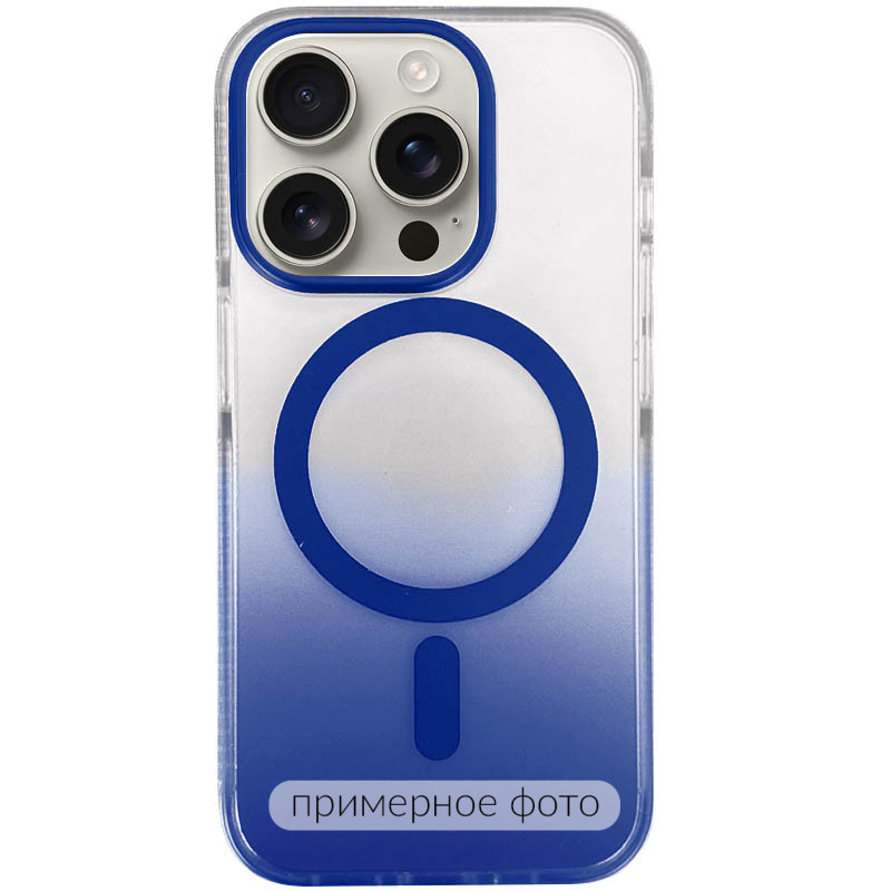Чехол TPU+PC Phantom with Magnetic Safe для Apple iPhone 16e (6.1") (Blue)