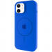 Чехол Silicone Case Full Protective (AA) with Magnetic Safe для Apple iPhone 11 (6.1") (Синий / Capri Blue)