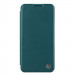 Шкіряний чохол (книжка) Nillkin Qin Pro Plain Camshield на Apple iPhone 14 (6.1") (Зелений)