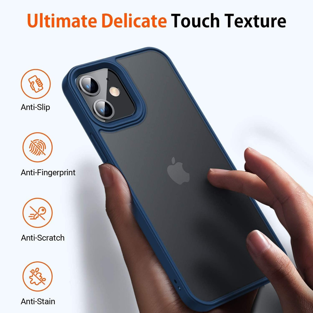 TPU+PC чехол Metal Buttons для Apple iPhone 11 (6.1") (Синий) в магазине vchehle.ua