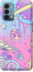 Чехол Розовая галактика для OnePlus Nord N200
