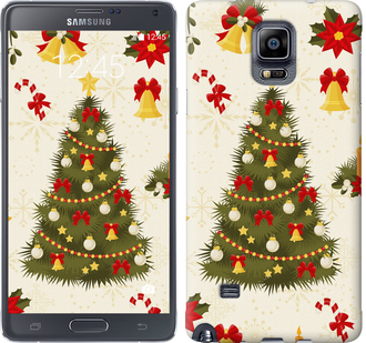 

Чехол Новогодняя елка для Samsung Galaxy Note 4 N910H 450829