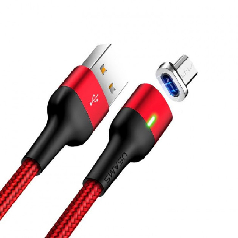 

Дата кабель USAMS US-SJ326 U28 Magnetic USB to MicroUSB (1m) (3A) (Червоний) 708214
