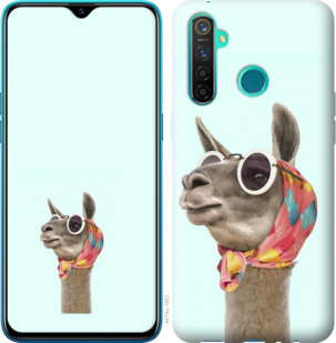 

Чехол Модная лама для Realme 5 Pro 919257