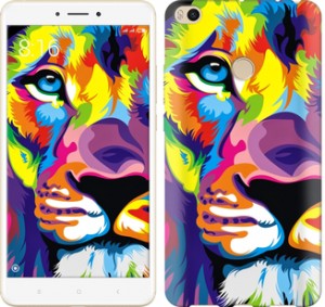 Чехол Разноцветный лев для Xiaomi Mi Max 2