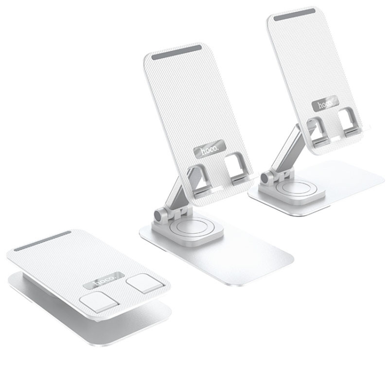 Фото Держатель настольный Hoco PH50 (White) на vchehle.ua