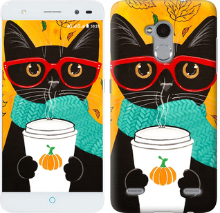 

Чехол Осенний кот для ZTE V7 Lite 639964