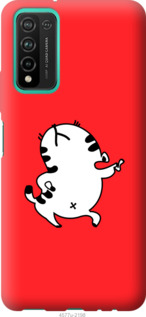 

Чохол Смугастий котик на Huawei Honor 10X Lite 1146053