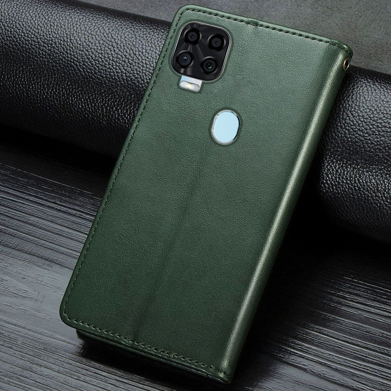 Купить Кожаный чехол книжка GETMAN Gallant (PU) для ZTE Blade v2020 (Зеленый) на vchehle.ua