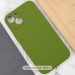 Купить Чехол Silicone Case Full Protective (AA) NO LOGO для Apple iPhone 16 (6.1") (Зеленый / Dark Olive) на vchehle.ua