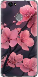 Чехол Пурпурная сакура для Huawei Nova
